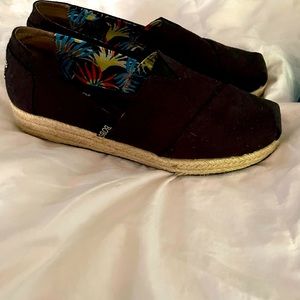 Bob’s Memory Foam arch support espadrilles 10 black
